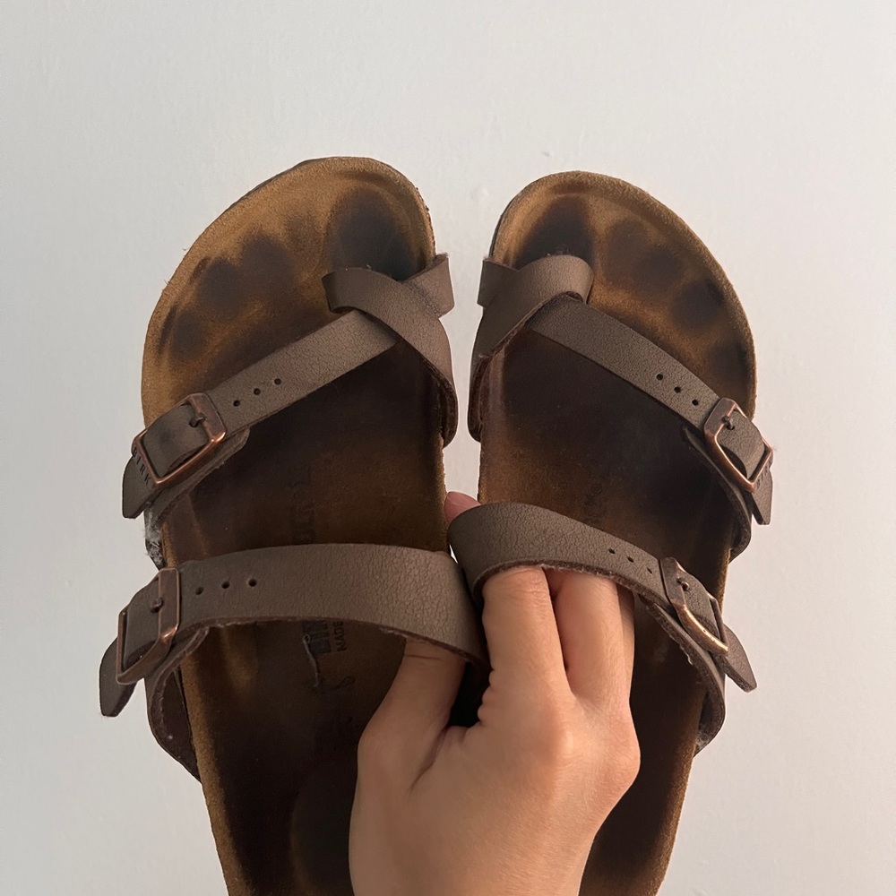 Birkenstock Dark Brown mayari mocha sandals